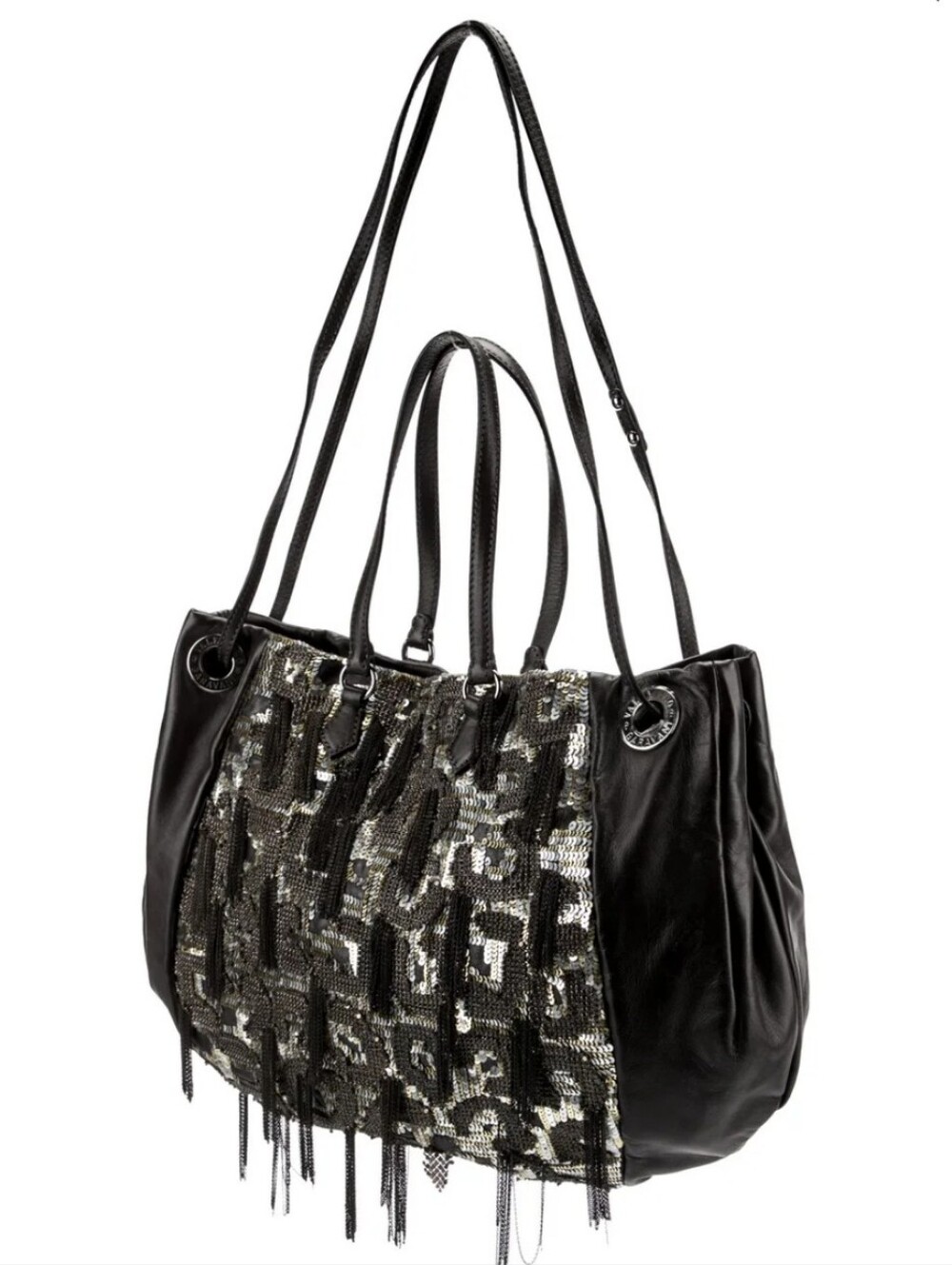 Valentino Sequin Glam Rock Tote Bag